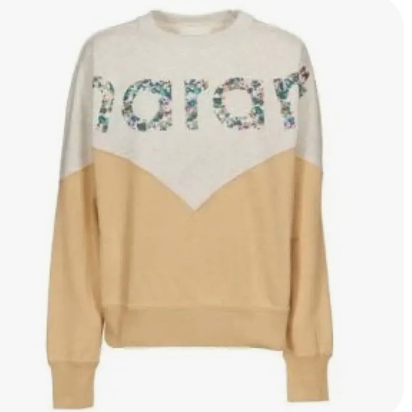 Isabel Marant Houston sweat shirt yellow oversized sweatshirt 34 / xs / size 2 - Picture 1 of 4